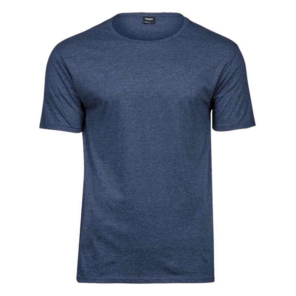 Tee Jays Mens Melange T-Shirt / Denim